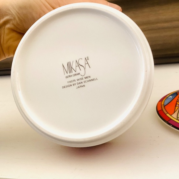 Mikasa Designer Christmas Trinket Box Three Wise Men By Dan Scannell MCM Japan - Picture 5 of 10